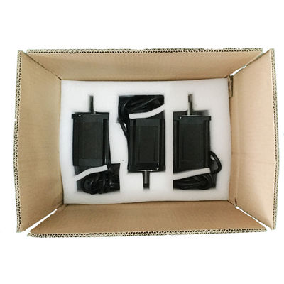 Stepper άξονων 100mm διπλή μηχανή Nema 34 καλώδια 6.8NM 4